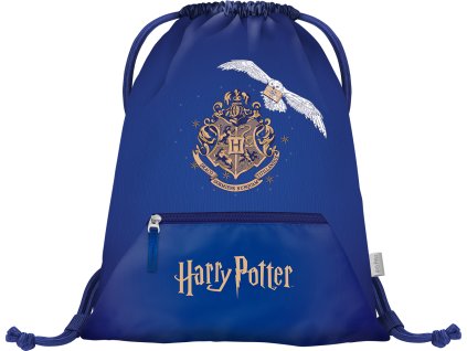 Sáček s kapsou Baagl Harry Potter Bradavice Hedvika – modrý, 36×46 cm