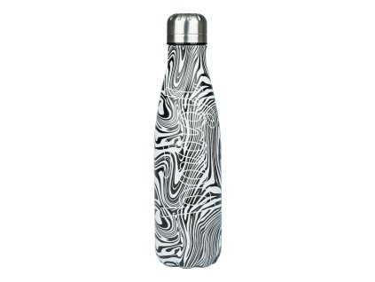 Termoláhev Baagl Mixture s kovovým víčkem – 500 ml (černobílá)