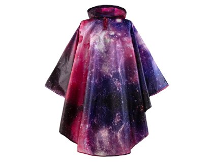 Outdoor pláštěnka pončo Baagl Galaxy – vel. M (130–150 cm)