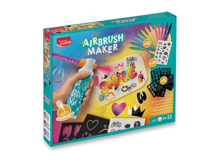 Sada Maped Creativ Airbrush Maker – elektronický sprej + 12 fixů Color’Peps