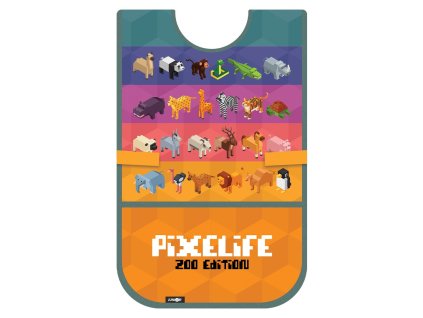 Dětská zástěra / pončo Junior Pixelife Zoo Edition