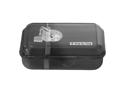 Krabička na svačinu Step by Step Bagger Rocco – černá