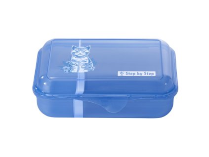 Krabička na svačinu Step by Step Cat Lilly – modrá
