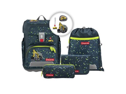 Školní aktovka Step by Step CLOUD Bagger Rocco – 5dílný set (AGR certifikát)