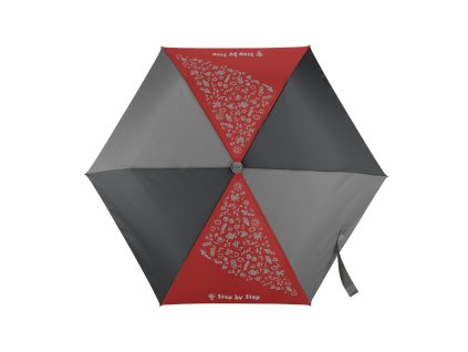 Dětský skládací deštník Step by Step s magickým efektem – Red