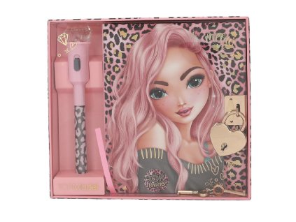 Deník se zámkem a tajným perem s UV světlem Top Model