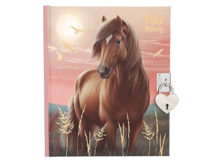 Deník se zámkem Miss Melody – motiv koně