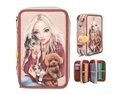 Třípatrový penál s výbavou Top Model Fur Ever Friends – Candy