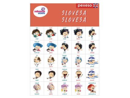 Jazykové pexeso Angličtina – Slovesa
