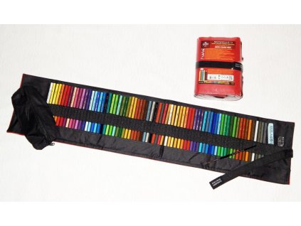 KOH-I-NOOR Mondeluz 3714 – souprava akvarelových pastelek 72 ks v rolovacím penálu