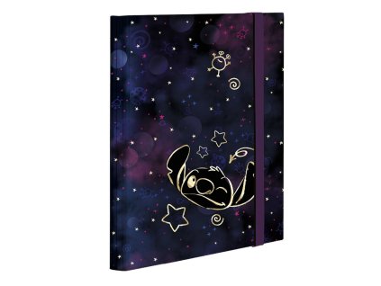 Desky na sešity A4 s širokou gumou CoolPack – Stitch Gold