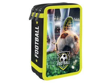 Penál plný 3patrový JUNIOR S8 – Fotbal (43 ks)