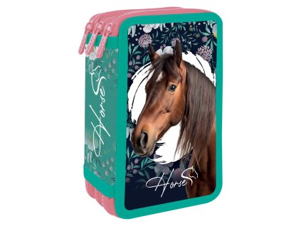 Penál prázdný 3patrový JUNIOR S8 – Kůň