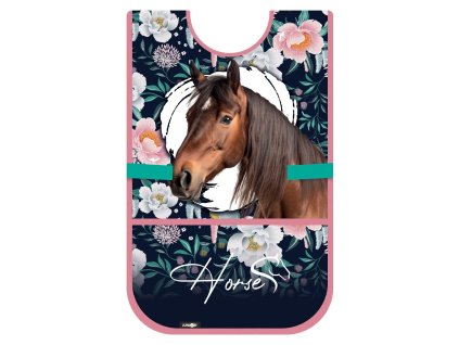 Dětská zástěra / pončo JUNIOR S8 – Kůň (na výtvarnou výchovu)