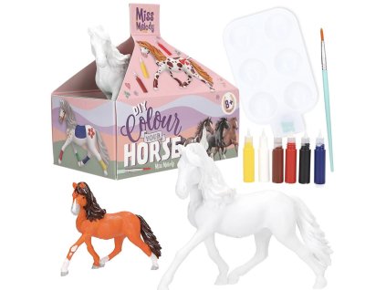 Kreativní sada na malování koníka Miss Melody – figurka + barvy