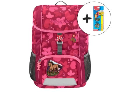 Dětský batoh Step by Step KID Wild Horse Nora – 3dílný set