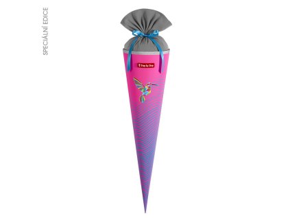 Kornout pro prvňáčky Step by Step Kolibri Kaja – NEON edice, školní kornout 70 cm