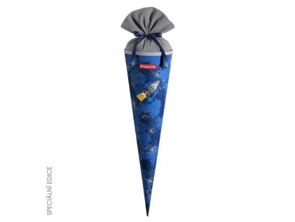 Kornout pro prvňáčky Step by Step Rocket Novo – školní kornout 70 cm (REFLECT edice)