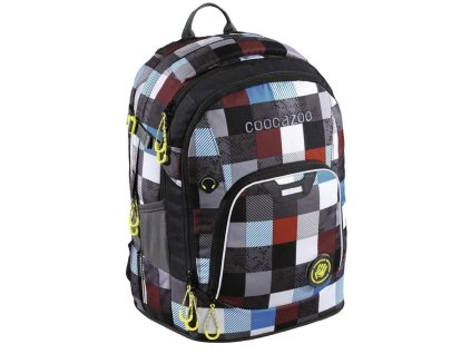 Školní batoh Coocazoo RayDay Checkmate Blue Red