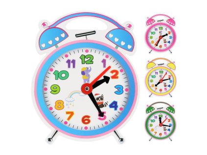 Dětské papírové hodiny – mix 4 barev (200 × 255 mm)