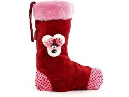 Vánoční ponožka Diddl & Friends – červená