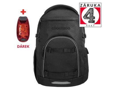 Školní batoh Coocazoo Byte Black Coal – AGR certifikát, 28 l