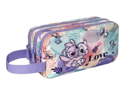 Pouzdro PRIMUS Stitch pastel – velké školní pouzdro