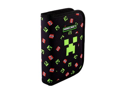 Penál 1 zip Minecraft TNT – prázdný, 1 klopa