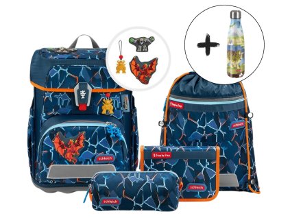 Školní aktovka Step by Step CLOUD schleich® Eldrador® Lava Dragon – 5dílný set (Limited Edition)