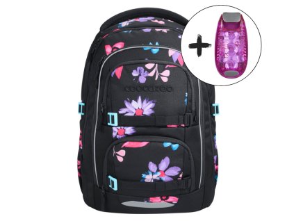 Školní batoh coocazoo PORTER Floral Artnight – AGR certifikát, 35 l