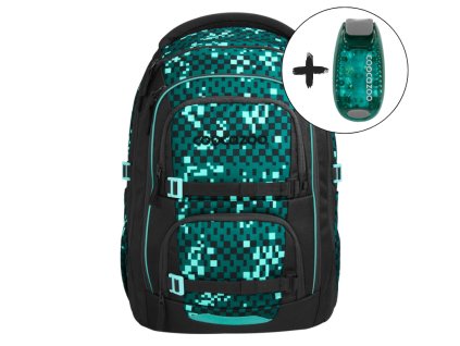 Školní batoh coocazoo PORTER Pixel Blox – AGR certifikát, 35 l