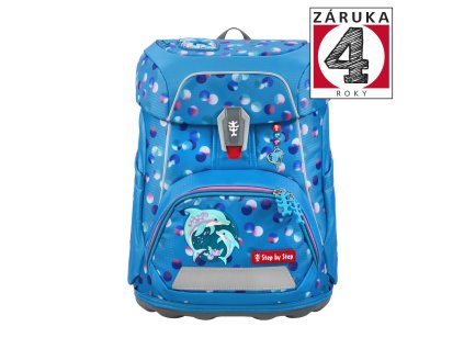 Školní aktovka Step by Step FIT Dolphin Finja – AGR certifikát (1.–4. třída)