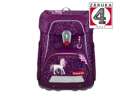 Školní aktovka Step by Step FIT Pretty Unicorn Nuala – AGR certifikát (1.–4. třída)