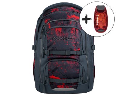 Školní batoh coocazoo PORTER Broken Black – AGR certifikát