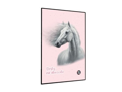 Desky na abecedu pro prvňáčky – Kůň Romantic Horse Girl