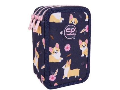 Třípatrový školní penál CoolPack Jumper Elisabeth – vybavený
