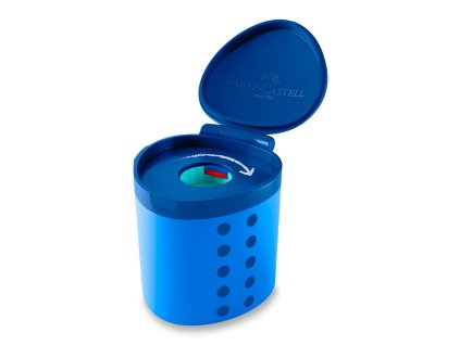 Ořezávátko Faber-Castell Grippy s nádobkou – 1 otvor