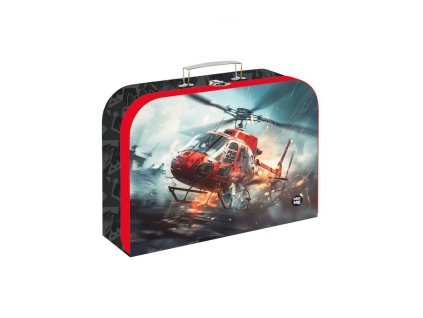 Dětský kufřík na výtvarné potřeby Hasiči – lamino 34 cm
