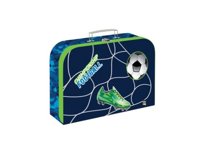 Dětský kufřík na výtvarné potřeby Fotbal Championship – lamino 34 cm