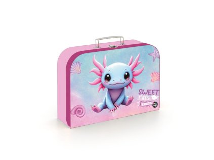 Dětský kufřík na výtvarné potřeby Axolotl – lamino 34 cm