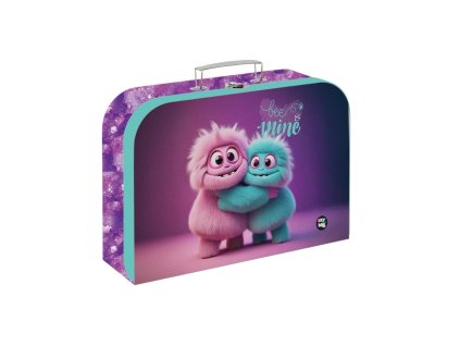 Dětský kufřík na výtvarné potřeby Monster – lamino 34 cm