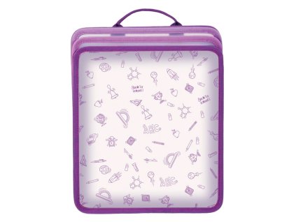 Rozřazovač do aktovky pro holky – skládací organizér se 3 přihrádkami