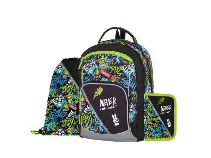 Školní batoh Oxybag OXY GO Funny Boy – školní set 3 ks