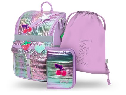 Školní set pro prvňáčky Baagl Zippy Lavender – aktovka, penál a sáček