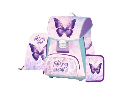 Školní set 3 ks PREMIUM ONE Motýl