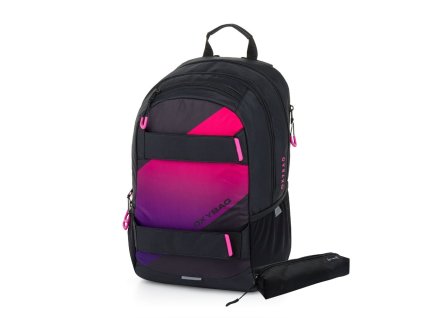 Studentský batoh + etue OXY Sport Ombre Girl