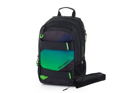 Studentský batoh + etue OXY Sport Ombre Boy