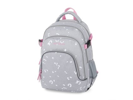 Studentský batoh + etue OXY Sport Grey Geometric