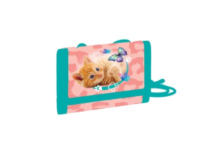 Dětská textilní peněženka Kočka Little Kitty