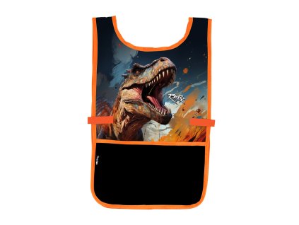 Dětská zástěra pončo na výtvarnou výchovu Dino Raptor
